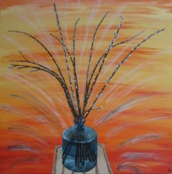 Painting: Pussy Willows